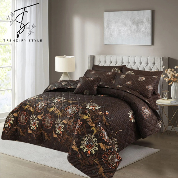 Premium 7 Pc Comforter Bedding Set – King Size