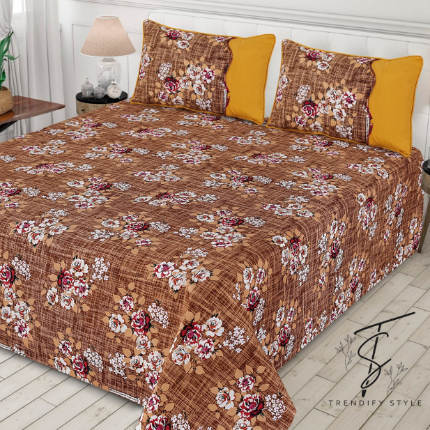 Pure Cotton Bedsheet Set - King Size