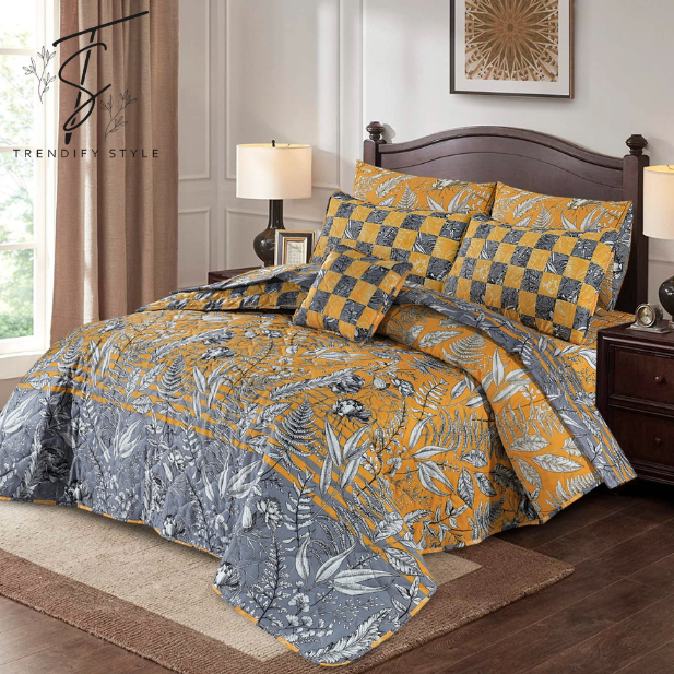 Premium 7 Pc Comforter Bedding Set – King Size