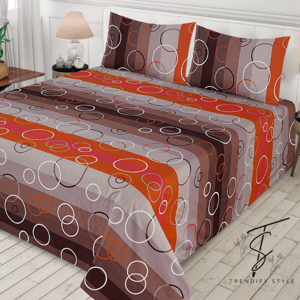 Pure Cotton Bedsheet Set - King Size
