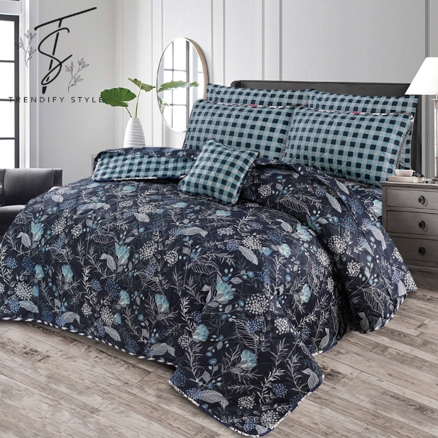 Premium 7 Pc Comforter Bedding Set – King Size