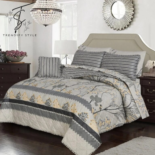 Premium 7 Pc Comforter Bedding Set – King Size