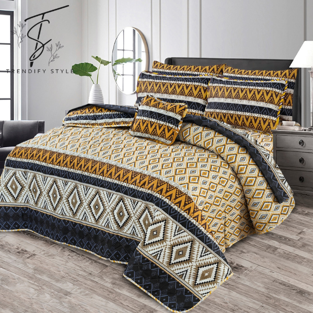 Premium 7 Pc Comforter Bedding Set – King Size