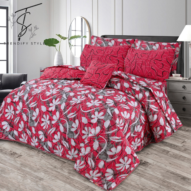 Premium 7 Pc Comforter Bedding Set – King Size