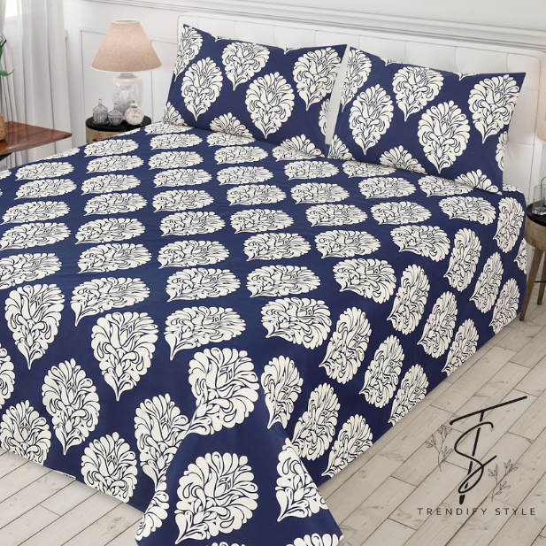 Pure Cotton Bedsheet Set - King Size