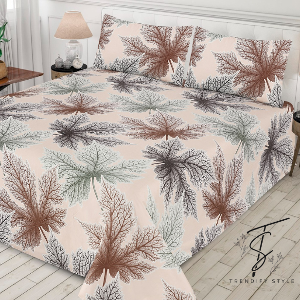 Pure Cotton Bedsheet Set - King Size