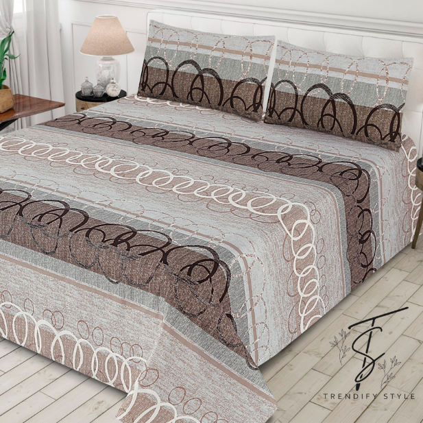 Pure Cotton Bedsheet Set - King Size