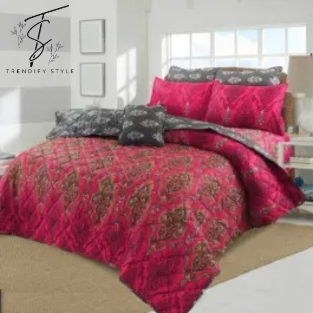 Premium 7 Pc Comforter Bedding Set – King Size