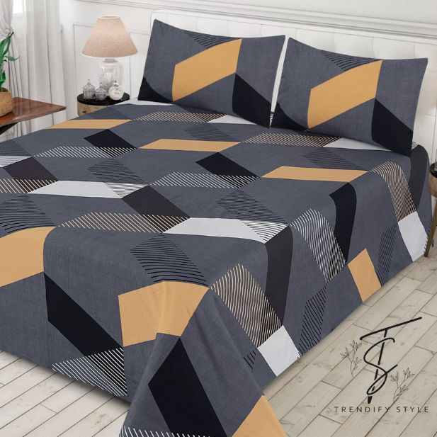 Pure Cotton Bedsheet Set - King Size