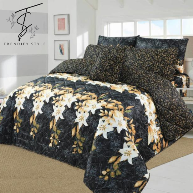 Premium 7 Pc Comforter Bedding Set – King Size