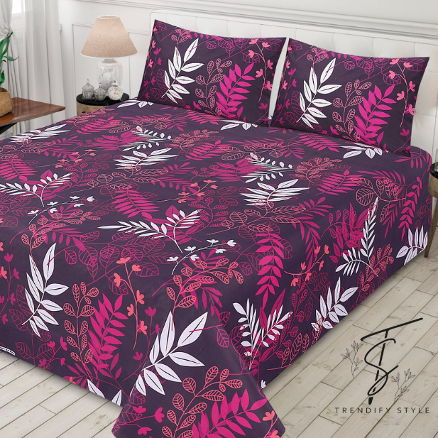 Pure Cotton Bedsheet Set - King Size