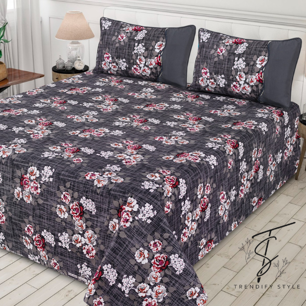 Pure Cotton Bedsheet Set - King Size