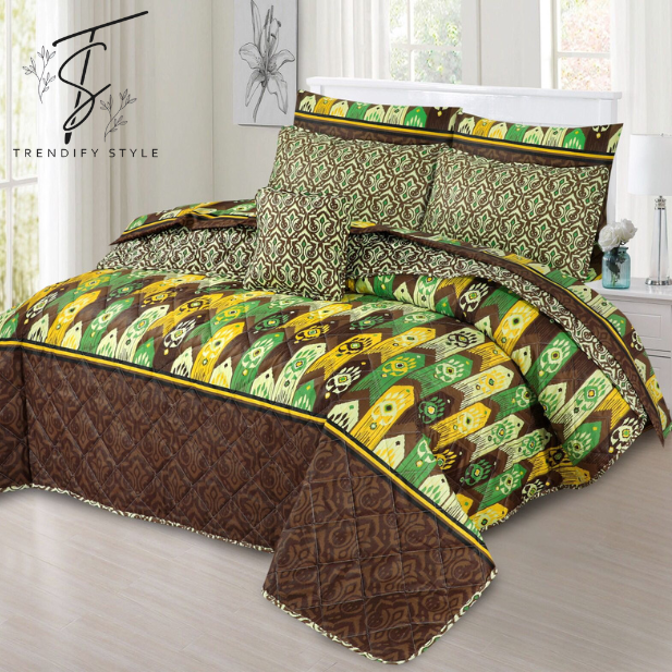 Premium 7 Pc Comforter Bedding Set – King Size