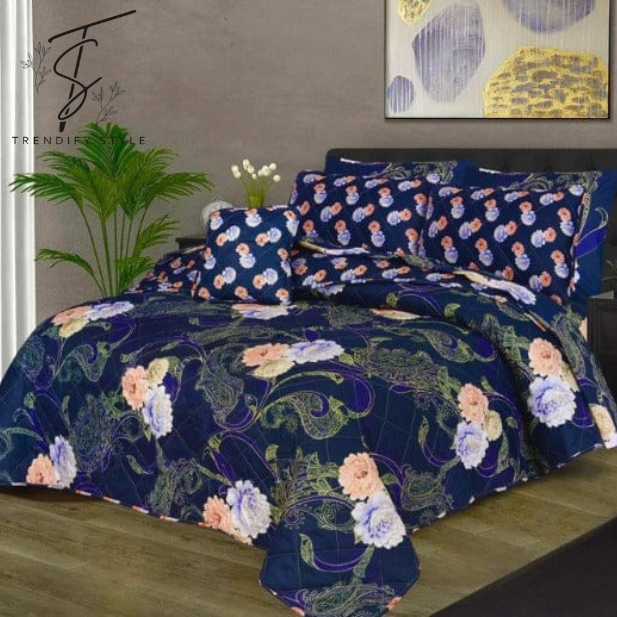 Premium 7 Pc Comforter Bedding Set – King Size