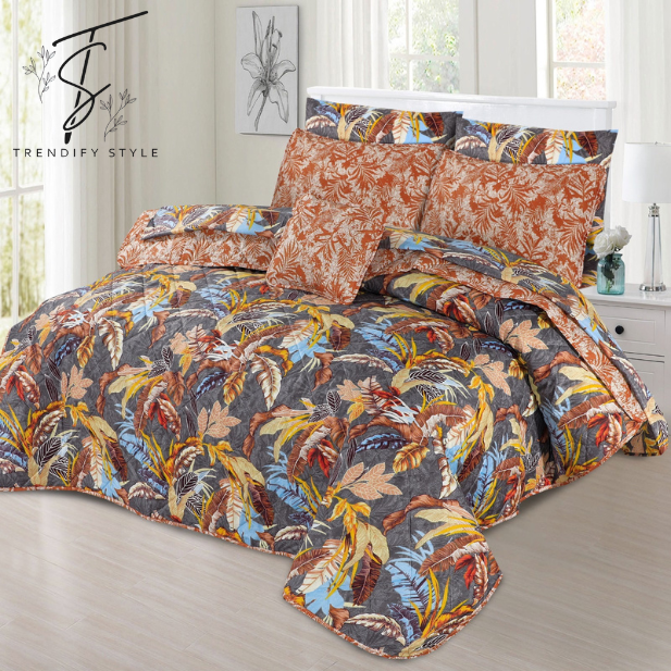 Premium 7 Pc Comforter Bedding Set – King Size