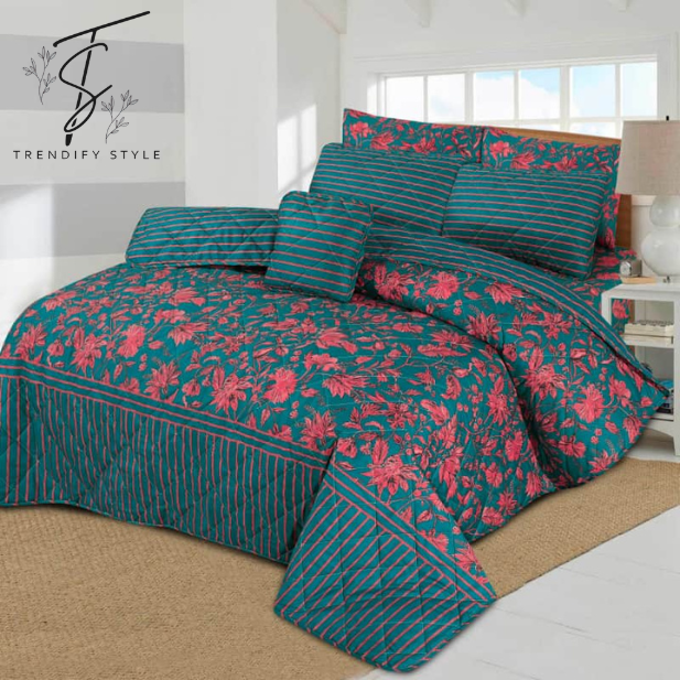 Premium 7 Pc Comforter Bedding Set – King Size